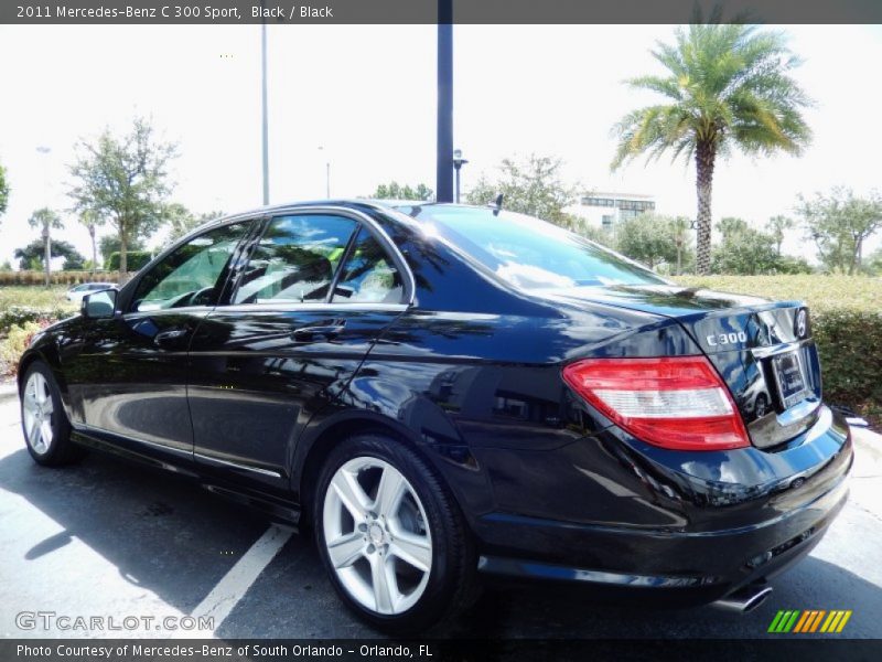 Black / Black 2011 Mercedes-Benz C 300 Sport