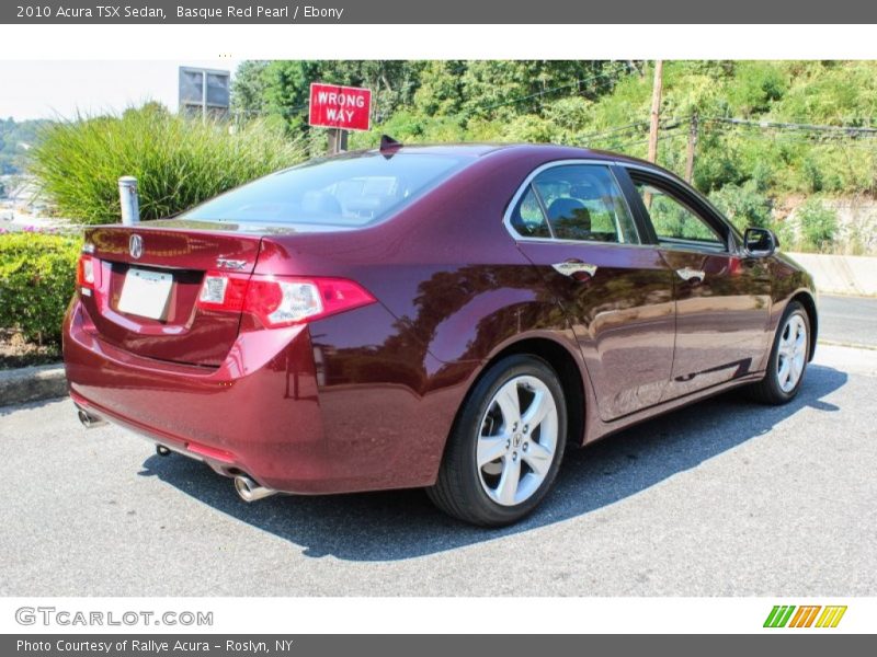 Basque Red Pearl / Ebony 2010 Acura TSX Sedan