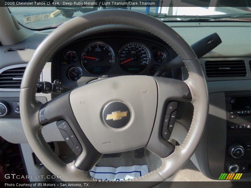 Deep Ruby Metallic / Light Titanium/Dark Titanium 2008 Chevrolet Tahoe LS 4x4