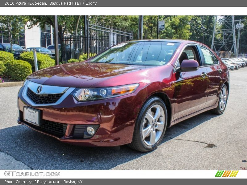 Basque Red Pearl / Ebony 2010 Acura TSX Sedan