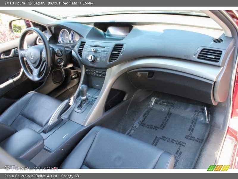 Basque Red Pearl / Ebony 2010 Acura TSX Sedan