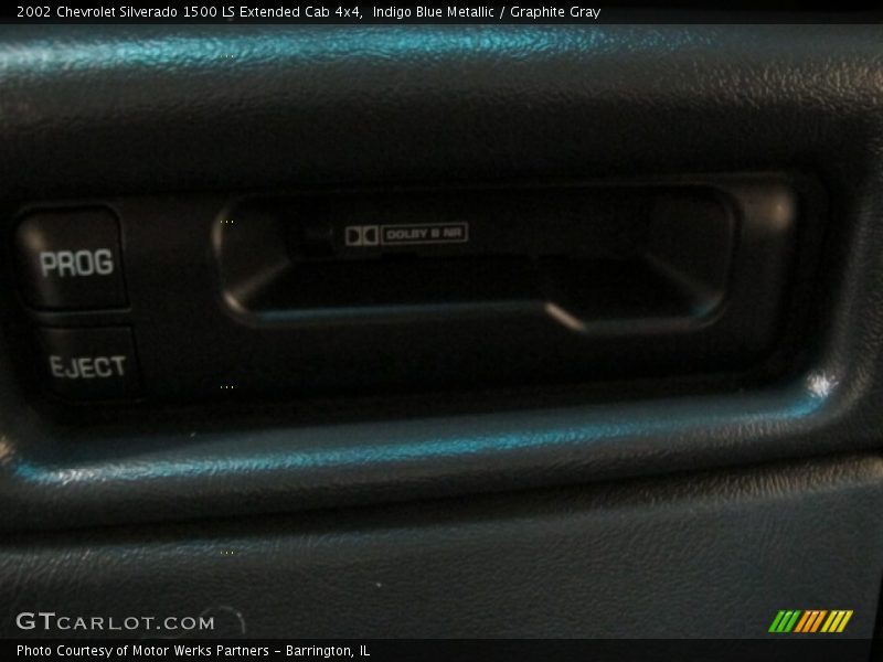Indigo Blue Metallic / Graphite Gray 2002 Chevrolet Silverado 1500 LS Extended Cab 4x4