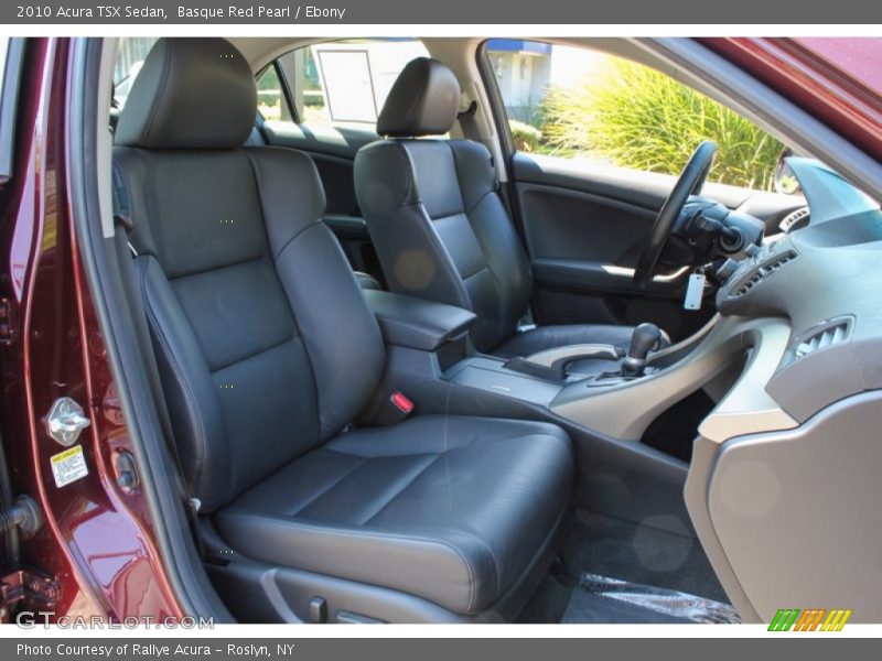Basque Red Pearl / Ebony 2010 Acura TSX Sedan