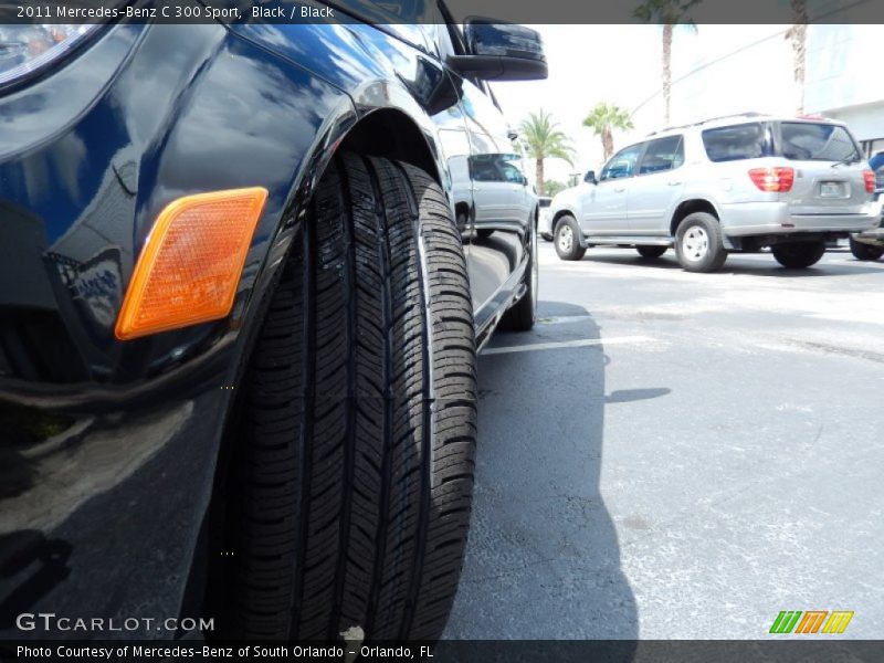 Black / Black 2011 Mercedes-Benz C 300 Sport