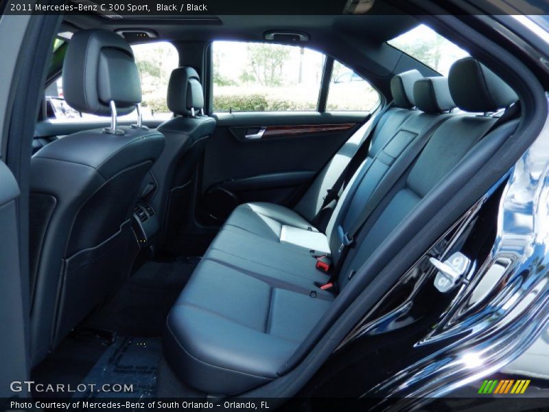 Black / Black 2011 Mercedes-Benz C 300 Sport