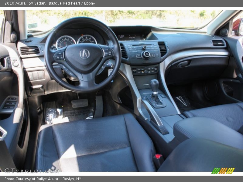 Basque Red Pearl / Ebony 2010 Acura TSX Sedan