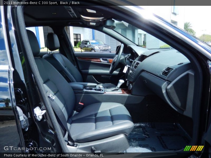 Black / Black 2011 Mercedes-Benz C 300 Sport