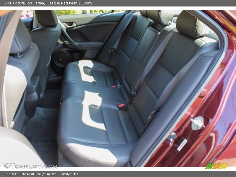 Basque Red Pearl / Ebony 2010 Acura TSX Sedan