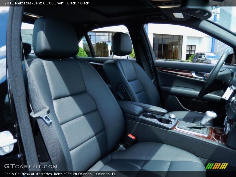 Black / Black 2011 Mercedes-Benz C 300 Sport