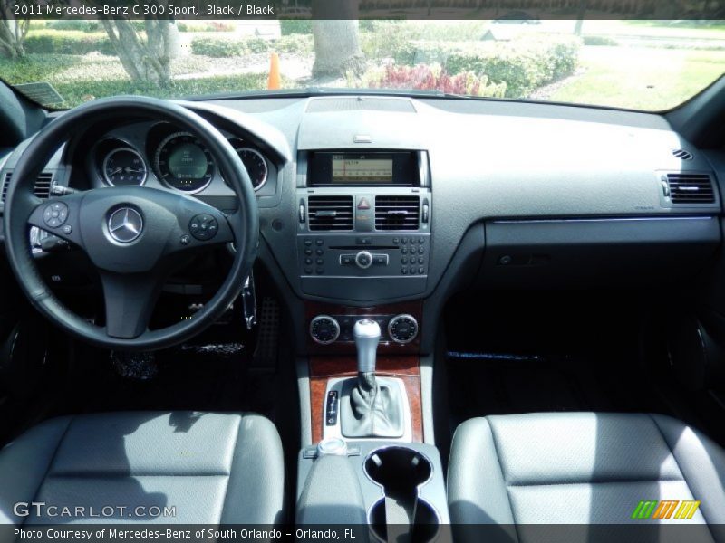 Black / Black 2011 Mercedes-Benz C 300 Sport