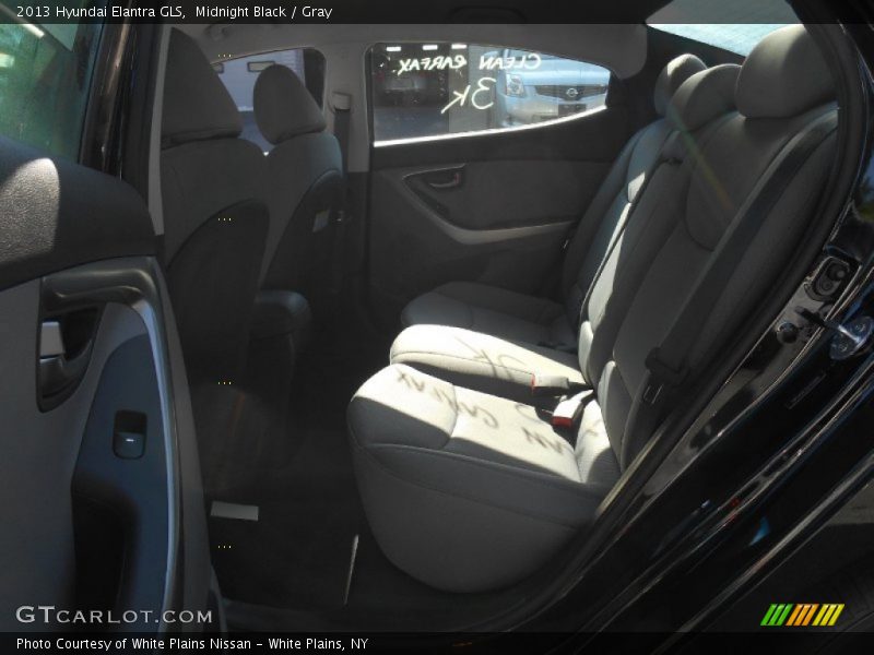 Midnight Black / Gray 2013 Hyundai Elantra GLS