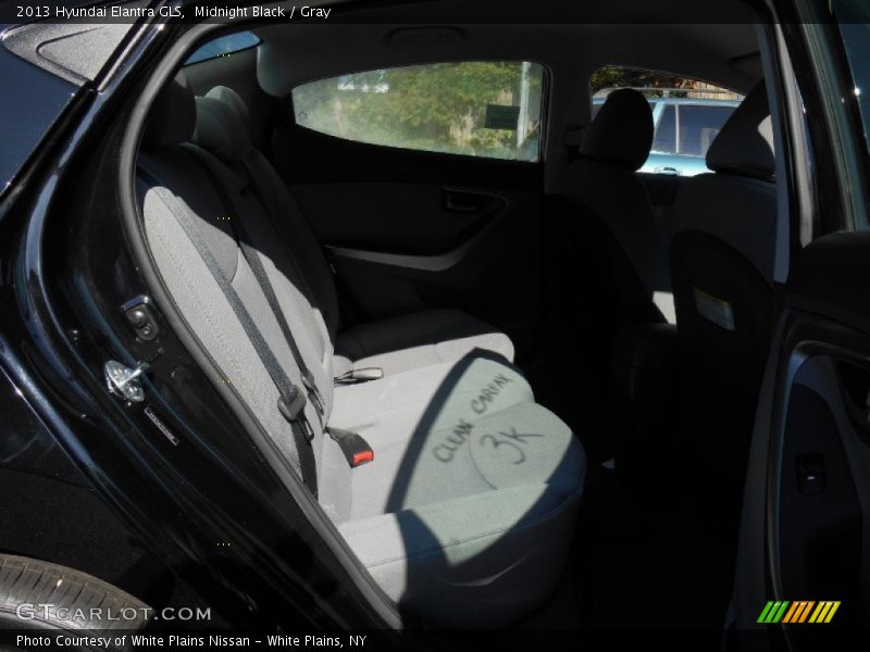 Midnight Black / Gray 2013 Hyundai Elantra GLS