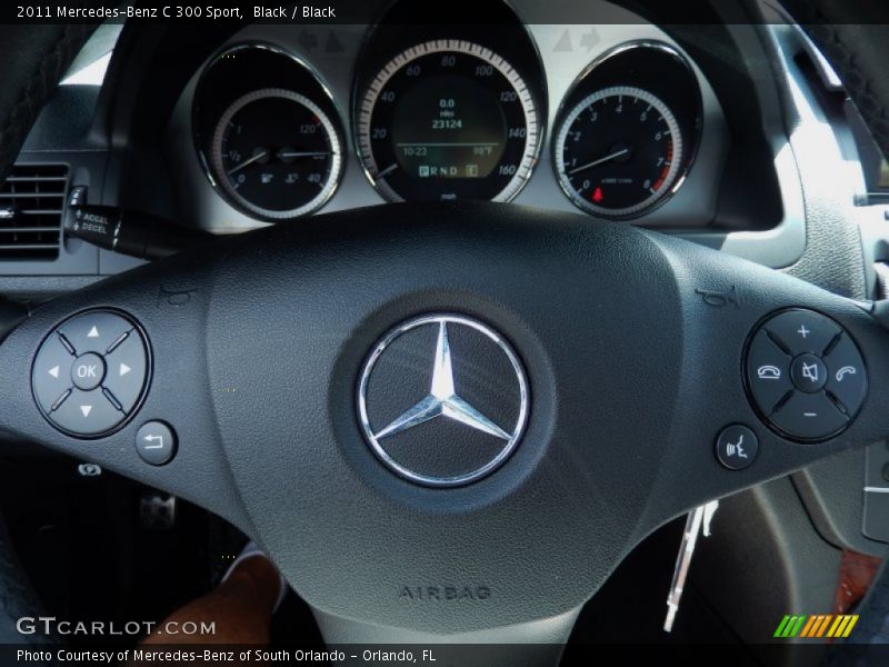 Black / Black 2011 Mercedes-Benz C 300 Sport