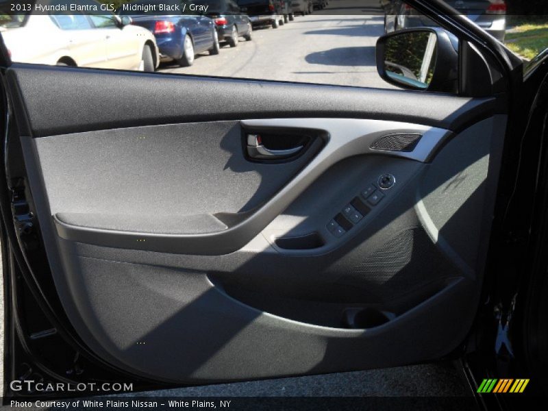 Midnight Black / Gray 2013 Hyundai Elantra GLS