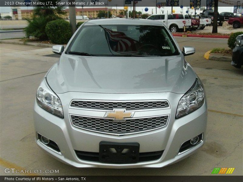 Silver Ice Metallic / Jet Black 2013 Chevrolet Malibu LTZ