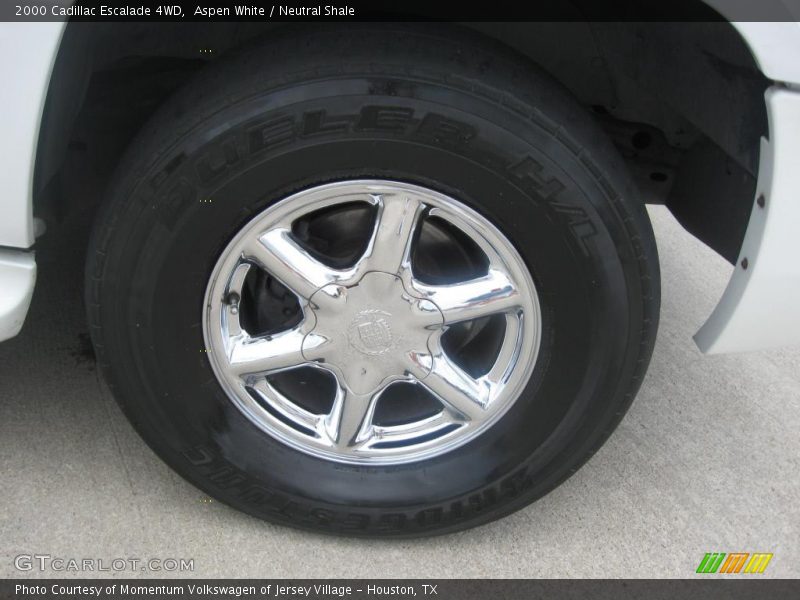 Aspen White / Neutral Shale 2000 Cadillac Escalade 4WD