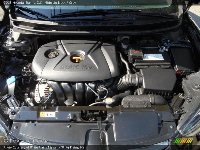 Midnight Black / Gray 2013 Hyundai Elantra GLS
