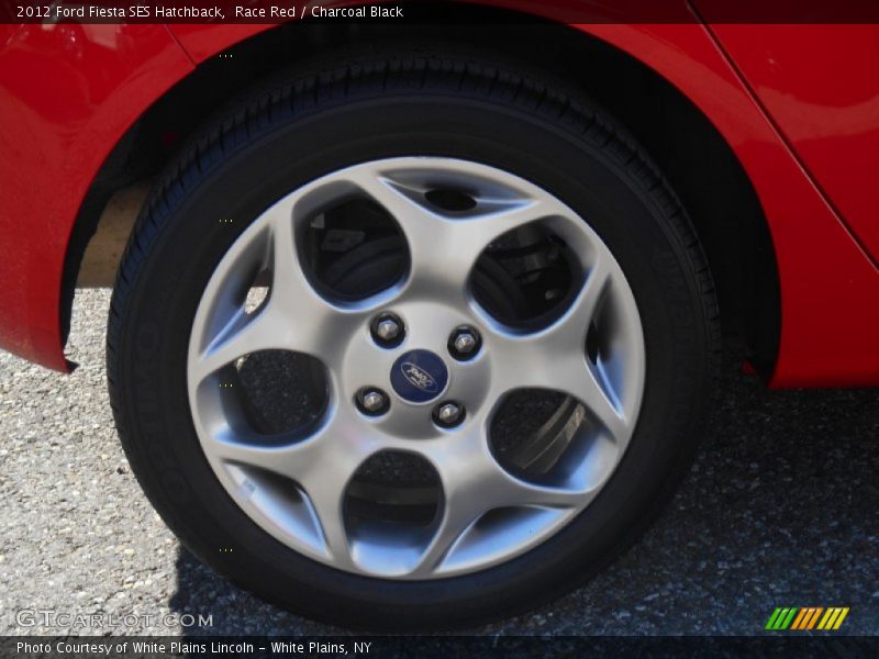 Race Red / Charcoal Black 2012 Ford Fiesta SES Hatchback