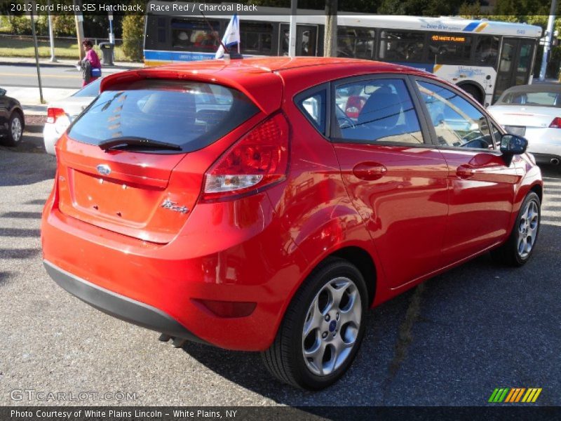 Race Red / Charcoal Black 2012 Ford Fiesta SES Hatchback
