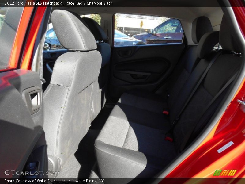 Race Red / Charcoal Black 2012 Ford Fiesta SES Hatchback