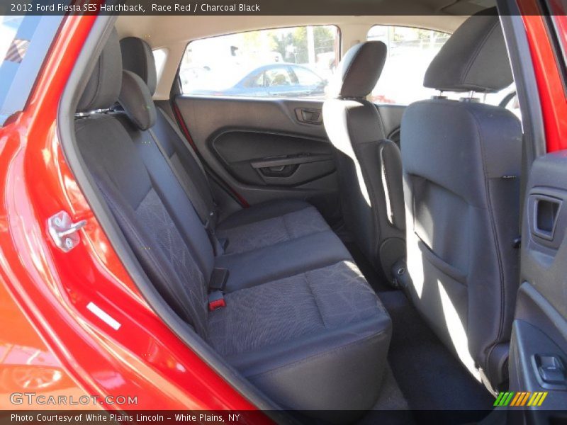 Race Red / Charcoal Black 2012 Ford Fiesta SES Hatchback