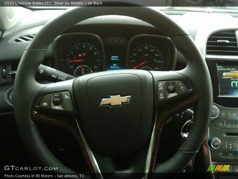 Silver Ice Metallic / Jet Black 2013 Chevrolet Malibu LTZ