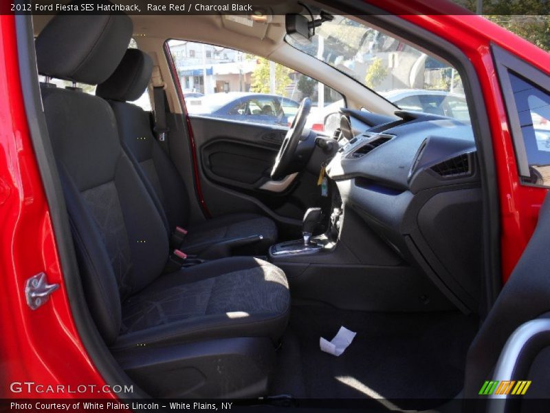Race Red / Charcoal Black 2012 Ford Fiesta SES Hatchback
