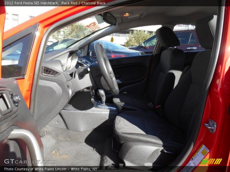 Race Red / Charcoal Black 2012 Ford Fiesta SES Hatchback