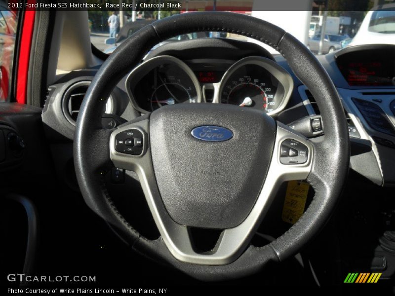 Race Red / Charcoal Black 2012 Ford Fiesta SES Hatchback