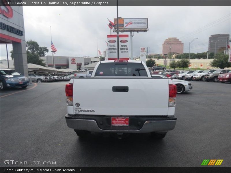 Super White / Graphite 2012 Toyota Tundra TSS Double Cab