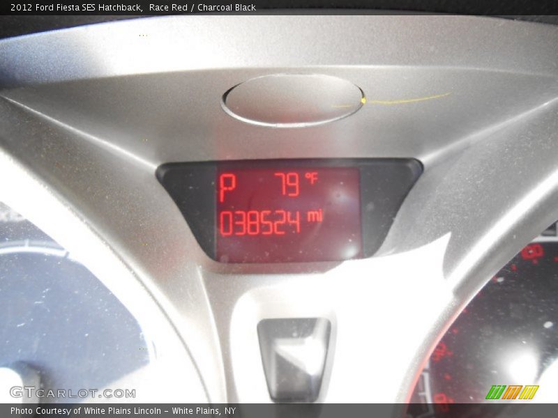 Race Red / Charcoal Black 2012 Ford Fiesta SES Hatchback