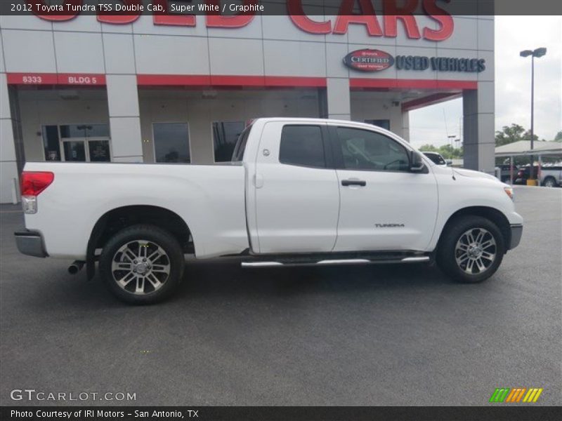 Super White / Graphite 2012 Toyota Tundra TSS Double Cab