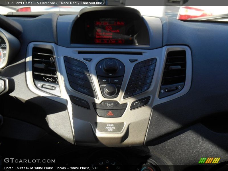 Race Red / Charcoal Black 2012 Ford Fiesta SES Hatchback