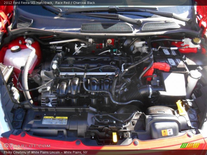 Race Red / Charcoal Black 2012 Ford Fiesta SES Hatchback