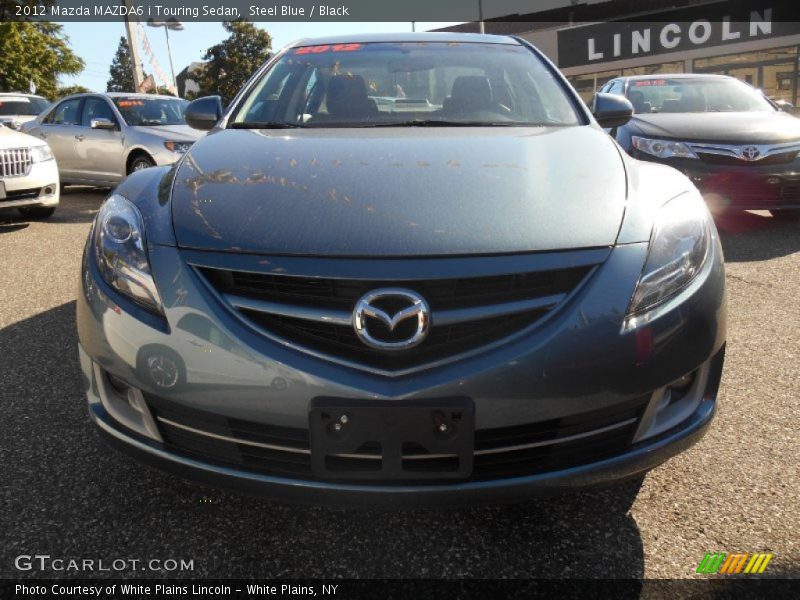 Steel Blue / Black 2012 Mazda MAZDA6 i Touring Sedan