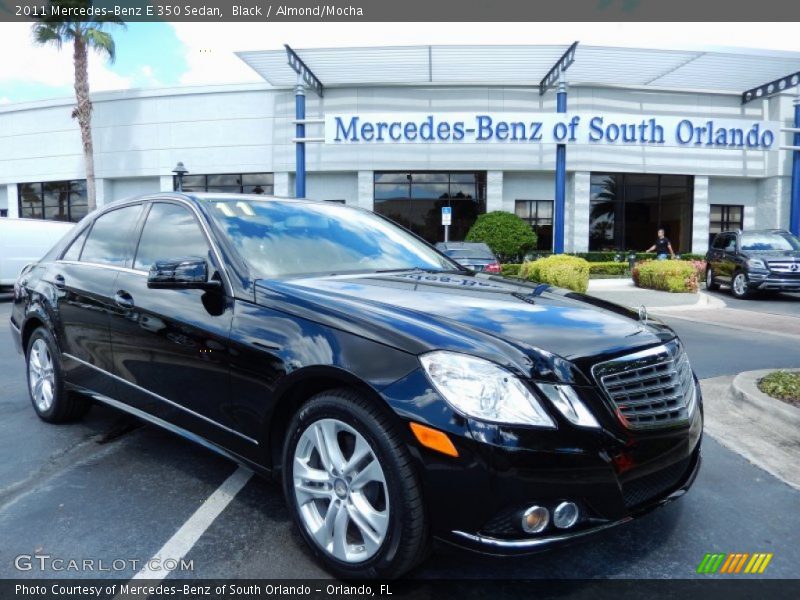 Black / Almond/Mocha 2011 Mercedes-Benz E 350 Sedan