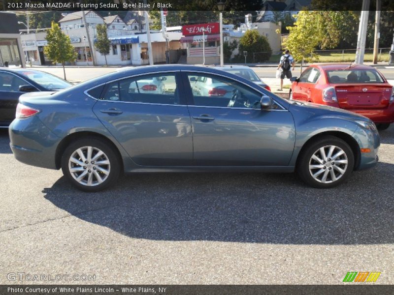 Steel Blue / Black 2012 Mazda MAZDA6 i Touring Sedan