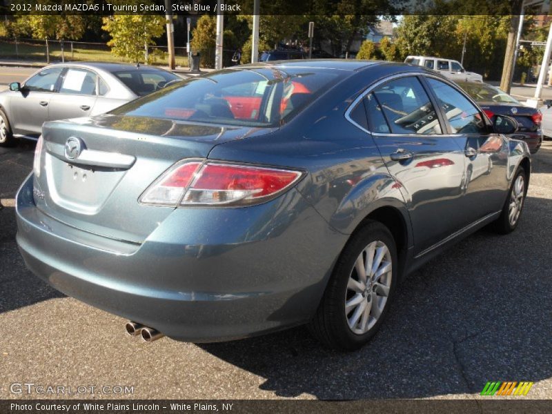 Steel Blue / Black 2012 Mazda MAZDA6 i Touring Sedan