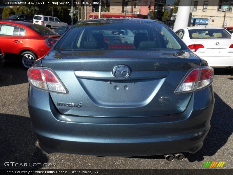 Steel Blue / Black 2012 Mazda MAZDA6 i Touring Sedan