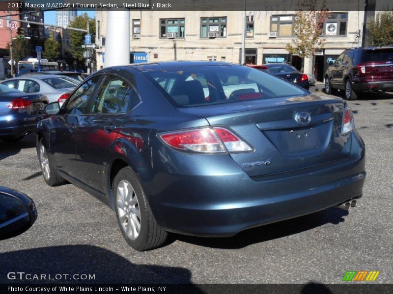Steel Blue / Black 2012 Mazda MAZDA6 i Touring Sedan