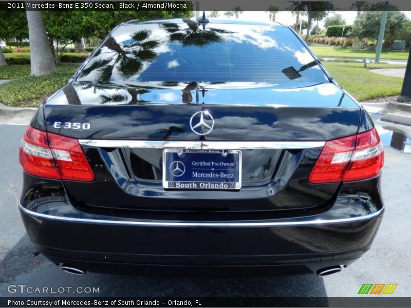 Black / Almond/Mocha 2011 Mercedes-Benz E 350 Sedan