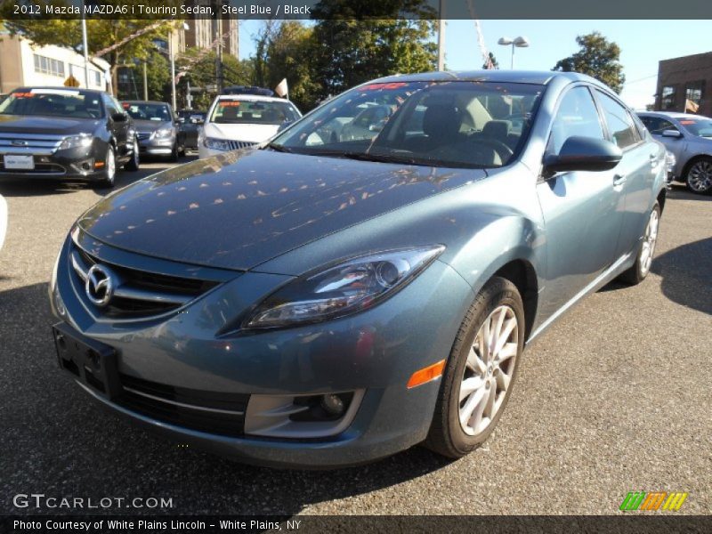 Steel Blue / Black 2012 Mazda MAZDA6 i Touring Sedan
