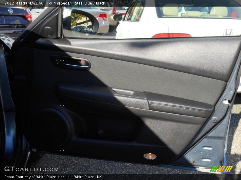 Steel Blue / Black 2012 Mazda MAZDA6 i Touring Sedan