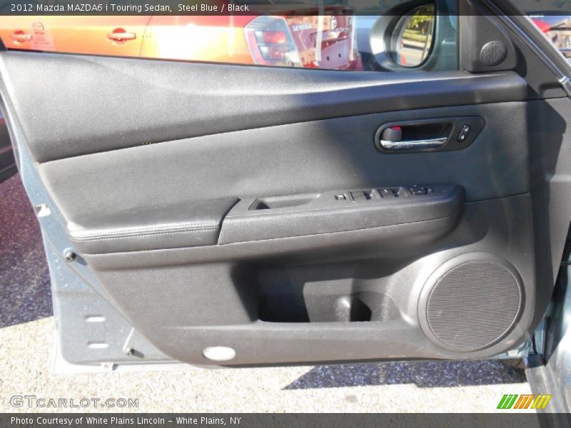 Steel Blue / Black 2012 Mazda MAZDA6 i Touring Sedan
