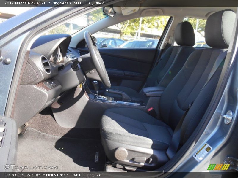 Steel Blue / Black 2012 Mazda MAZDA6 i Touring Sedan