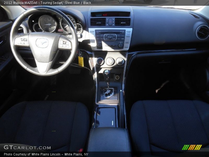 Steel Blue / Black 2012 Mazda MAZDA6 i Touring Sedan