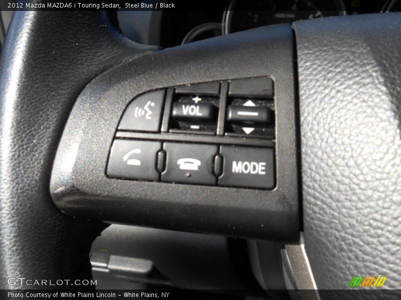 Steel Blue / Black 2012 Mazda MAZDA6 i Touring Sedan