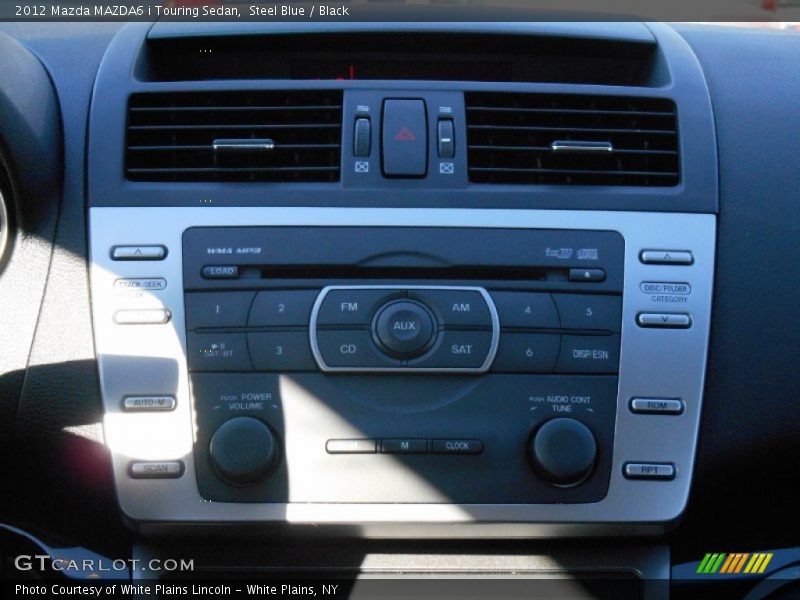 Steel Blue / Black 2012 Mazda MAZDA6 i Touring Sedan