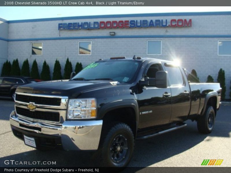 Black / Light Titanium/Ebony 2008 Chevrolet Silverado 3500HD LT Crew Cab 4x4