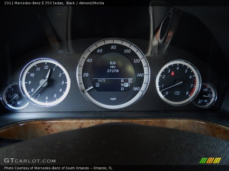 Black / Almond/Mocha 2011 Mercedes-Benz E 350 Sedan